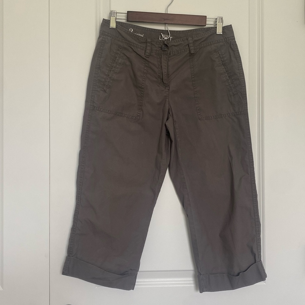 Loft Cropped Chino Capris